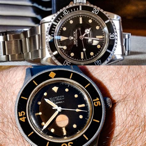 Rolex vs blancpain watch